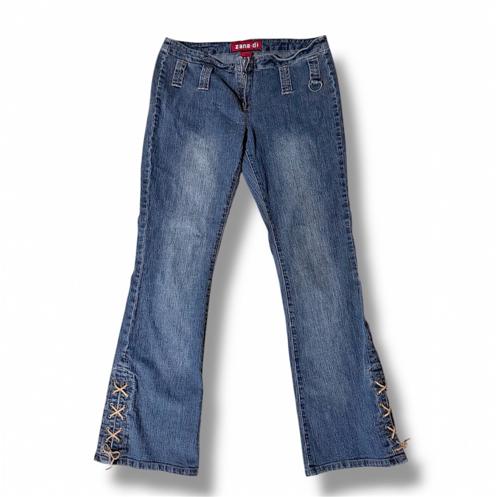 Zana Di Lace up Jeans y2k Size 9